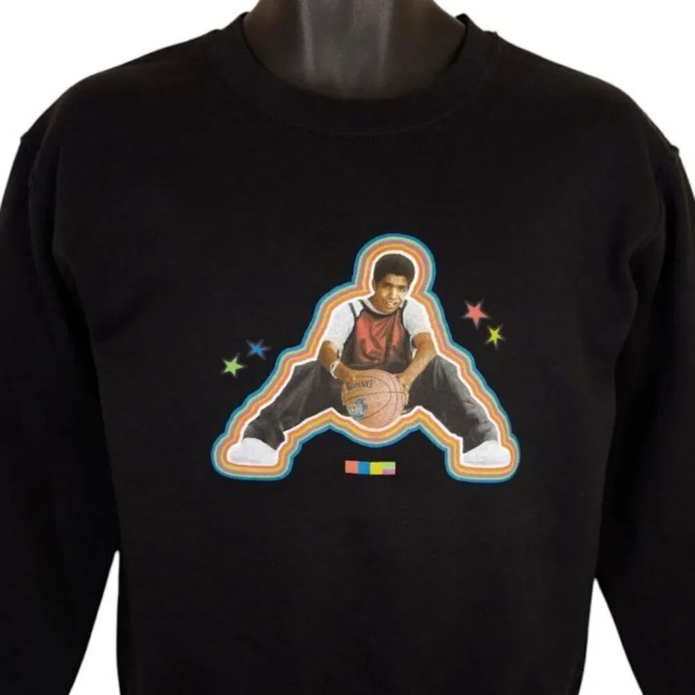 Drake Degrassi Sweatshirt Mens Size Small Black The Next Generation Baller